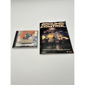 Ground Control PC CD-ROM. 2000. Includes Handbook. Very Good Condition.